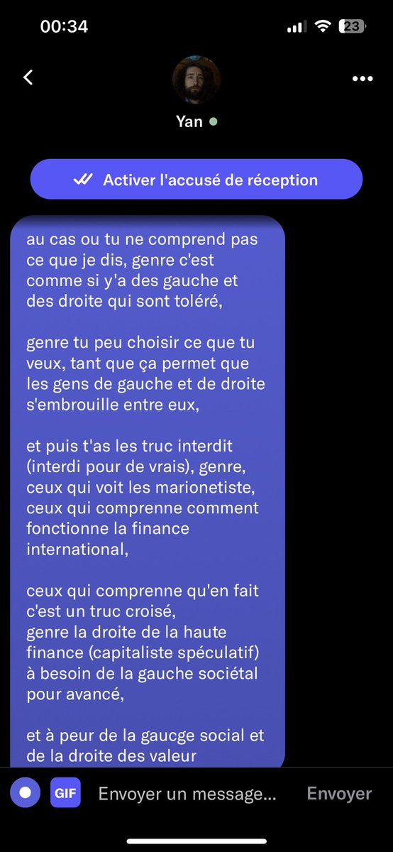 legauchistan's tweet photo. J’avais envie de baiser. Mais grâce à Yan, j’ai plus envie. Merci Yan. https://t.co/7mS2HpMAlF