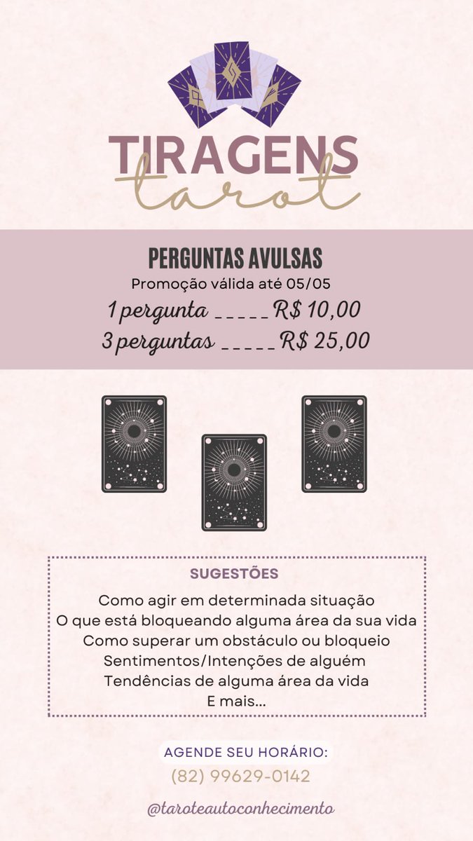 Fodariess's tweet photo. Tiragem de Tarot com promoção exclusiva para seguidores aqui do Twitter 

@taroteauto_ https://t.co/oSOIW6obwr