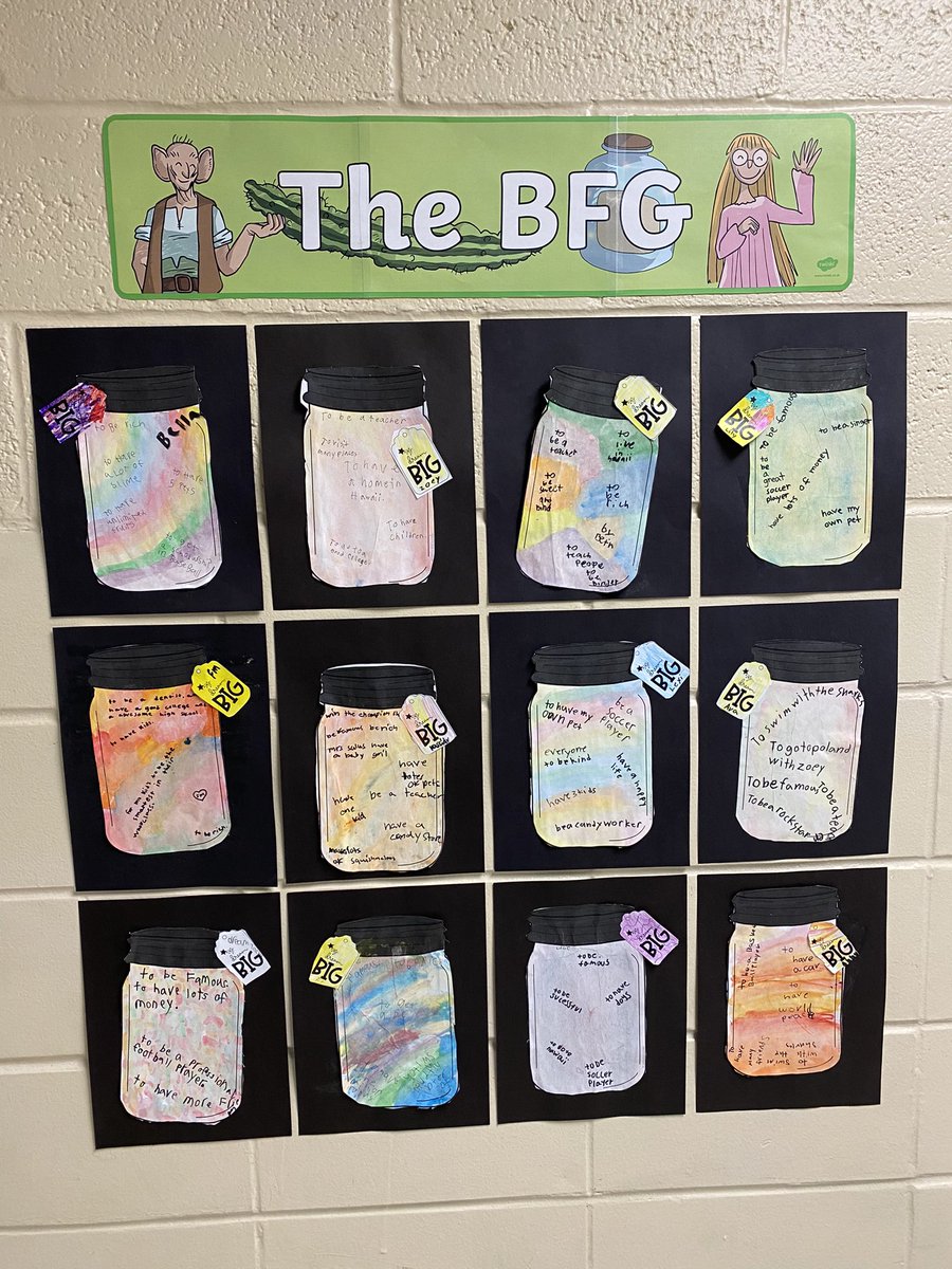 On Friday we painted our own dream jars and filled them with our dreams! <a href="/SalusKayla/">Mrs. Salus</a> <a href="/HTShuskies/">Harmony Township School</a>