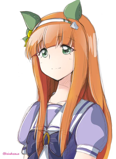 ズカたんイェイ 過去絵すまん  #サイレンススズカ生誕祭2023
