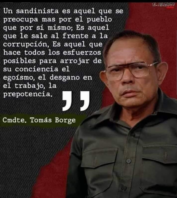 Estás palabras son muy sabias, porque el sabía qué era el verdadero amor revolucionario ✌️🔴⚫

#TomasOrgulloSandinista 
#UnidosEnVictorias 

<a href="/LizPortilloR/">Liz Portillo_🇳🇮</a> <a href="/Rcisneros1979/">SOY REVOLUCION🇳🇮</a>