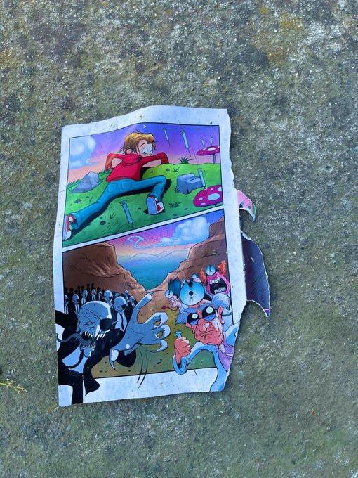 Found this in the driveway  The antivax &amp; antisemitic ven diagram is definitely more of a circle.. https://t<a href="/tag/easter"class="tags"><span>#easter</span></a><a href="/tag/sundayvibes"class="tags"><span>#sundayvibes</span></a><a href="/tag/easter2023"class="tags"><span>#easter2023</span></a>