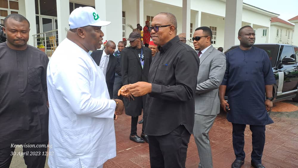 PeterObi's tweet photo. Earlier today, I attended the Apex Igbo Cultural Organisation, Ohaneze Imeobi. It was a solidarity visit to the Organization, especially under its new leadership, by Chief Dr. Emmanuel Iwuanyanwu, a respected Igbo Leader and Father. https://t.co/w7eCoZioqL