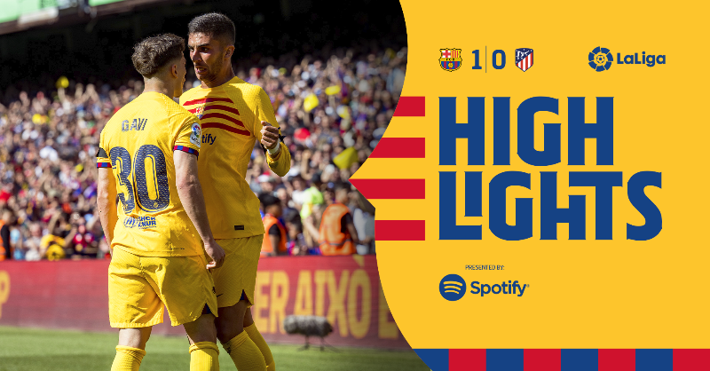FCBarcelona_es's tweet photo. Barça 1-0 Atleti