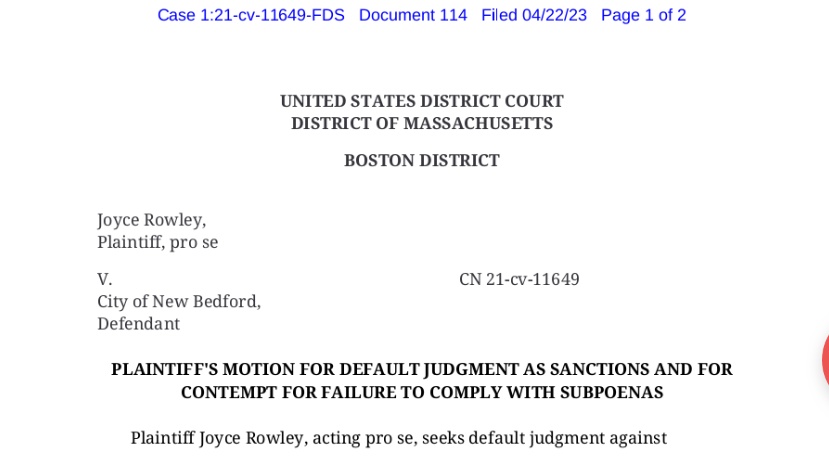RetireRuthEmBPZ's tweet photo. What was your #EarthDayAction?
We'll go first:
Friends founder Joyce Rowley filed for a Default Judgment & Contempt of Court against #NBMA.
While #BPZoo held a #partyfortheplanet, she pushed for summary judgment on all #ESA claims to release #Ruth & #Emily from #BPZoo https://t.co/1LQzkCwA0D