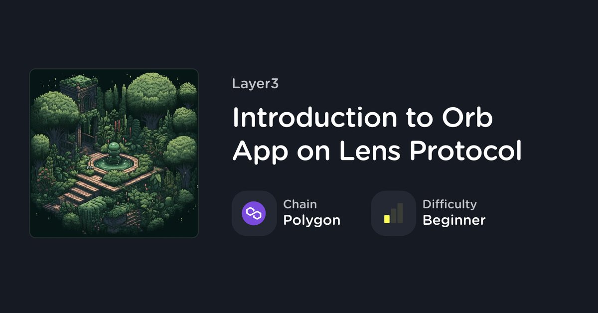layer3xyz's tweet photo. Discover the power of portable social connections with @orbapp_  on @LensProtocol!

Join our latest Quest and connect with like-minded individuals in decentralized communities. 

Own your content and experience the future of social media.

https://t.co/PBqwLPr4Rf https://t.co/89evDCthTl