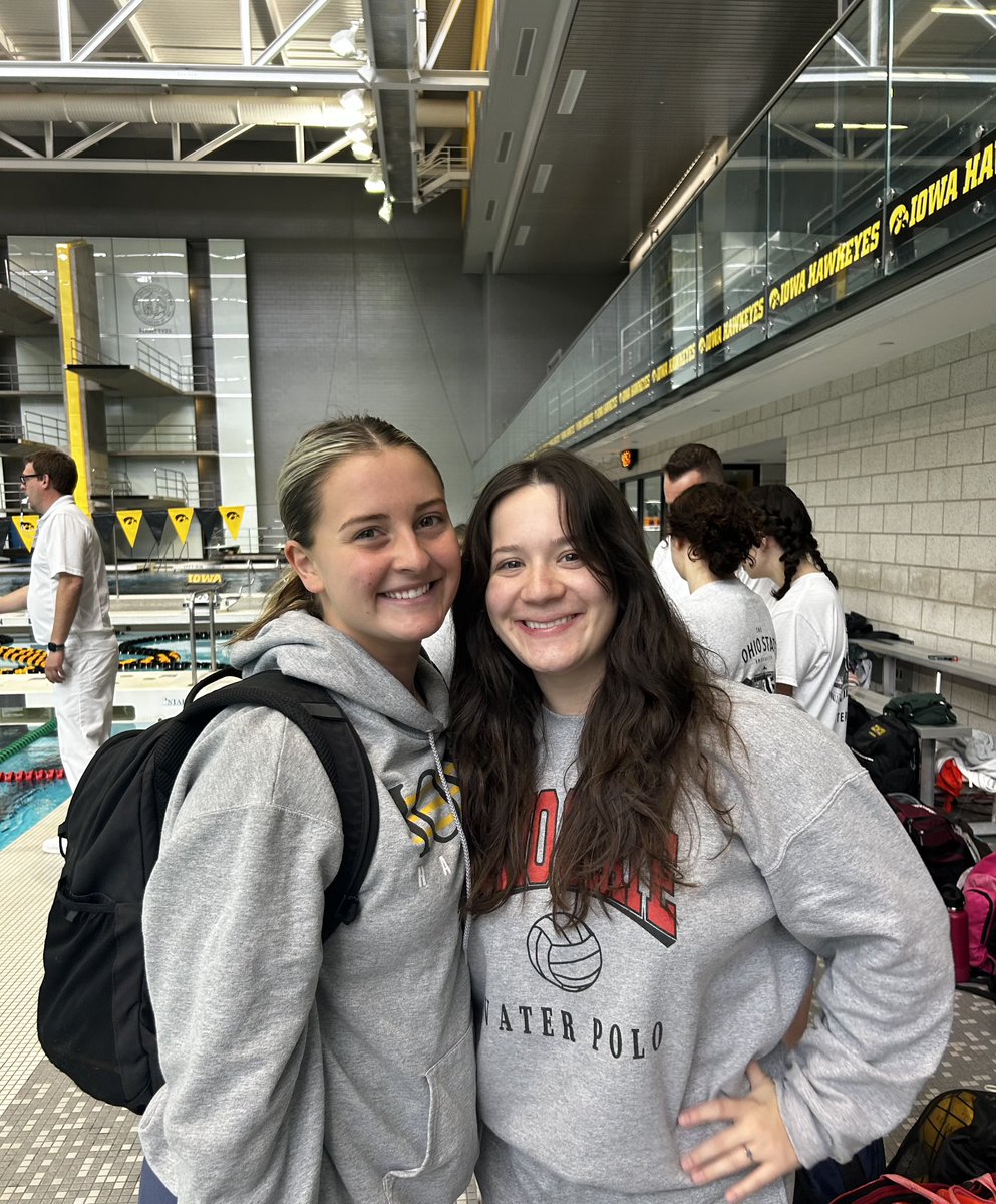 I love when my former athletes continue playing water polo and get to play against each other! 

Tierney Sassen class of 21’ plays for Iowa &amp; Lauren Atchley class of 22’ plays for Ohio! We love and miss you ladies!! Keep working hard &amp; making us proud! 🤽🏼‍♀️🫶🏼 #goscoutsgopolo