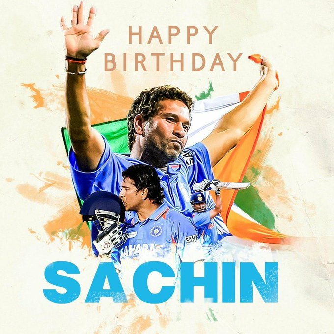 ChemzPrashi's tweet photo. Happy 50th birthday to #TheLittleMaster, the GOD of Cricket and my forever favorite @sachin_rt
#HappyBirthdaySachin https://t.co/1PnMqAzWEg