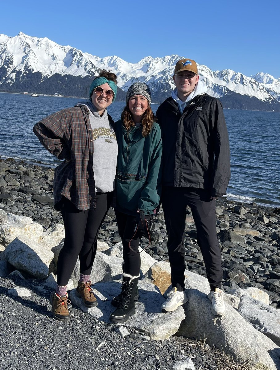 Just a little mom and her kids trip to Alaska. #Anchorage #Seward #Talkeetna #Denali #PrinceWilliamSound