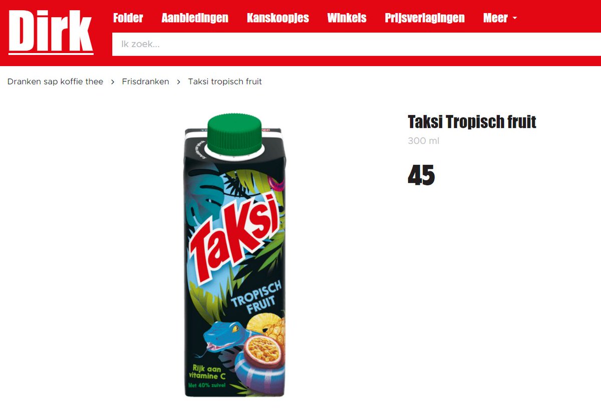 Ja hoor, daar is weer een #statiegeld-ontwijker. Een voorspelde. Deze vervangt de blikjes Taksi. Van Riedel dat ook plastic flesjes Appelsientje, Goudappeltje en Maaza verving door deze #pakzooi. Timmer die wet eens dicht, <a href="/vivianneheijnen/">Vivianne Heijnen</a>, statiegeld op ALLE drankverpakkingen!