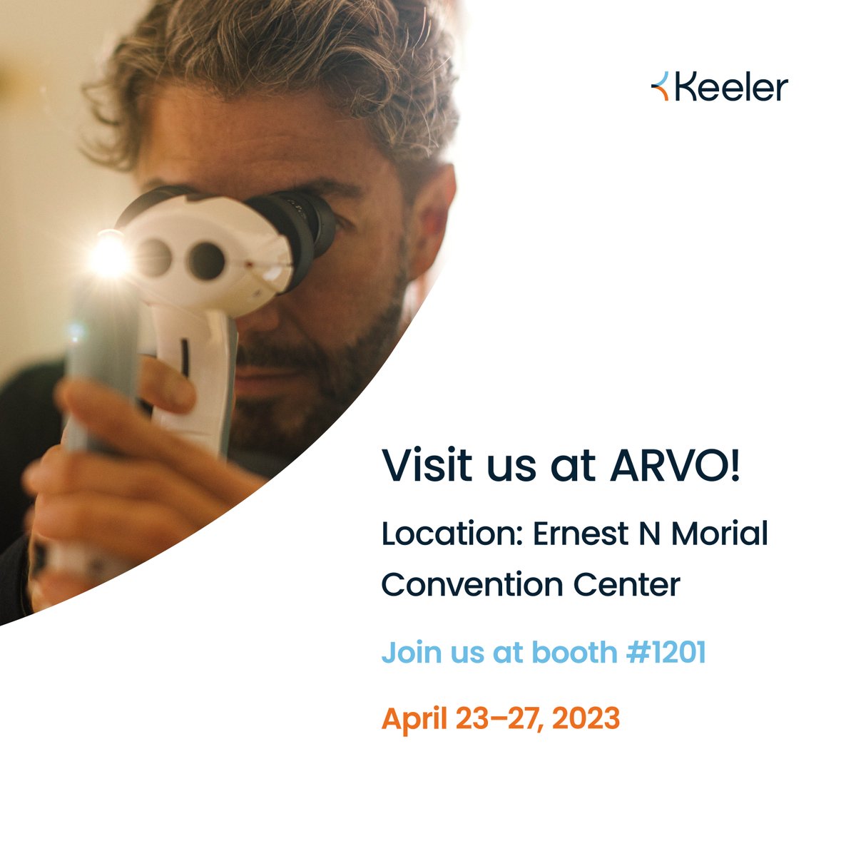 We look forward to seeing you at the #ARVO booth #1201 at the Ernest N Morial Convention Center in New Orleans from today through April 27. A must-attend event, with lots of exciting research and product displays. Let's meet up!
#Keeler #ErnestNMorialConventionCenter #NewOrleans