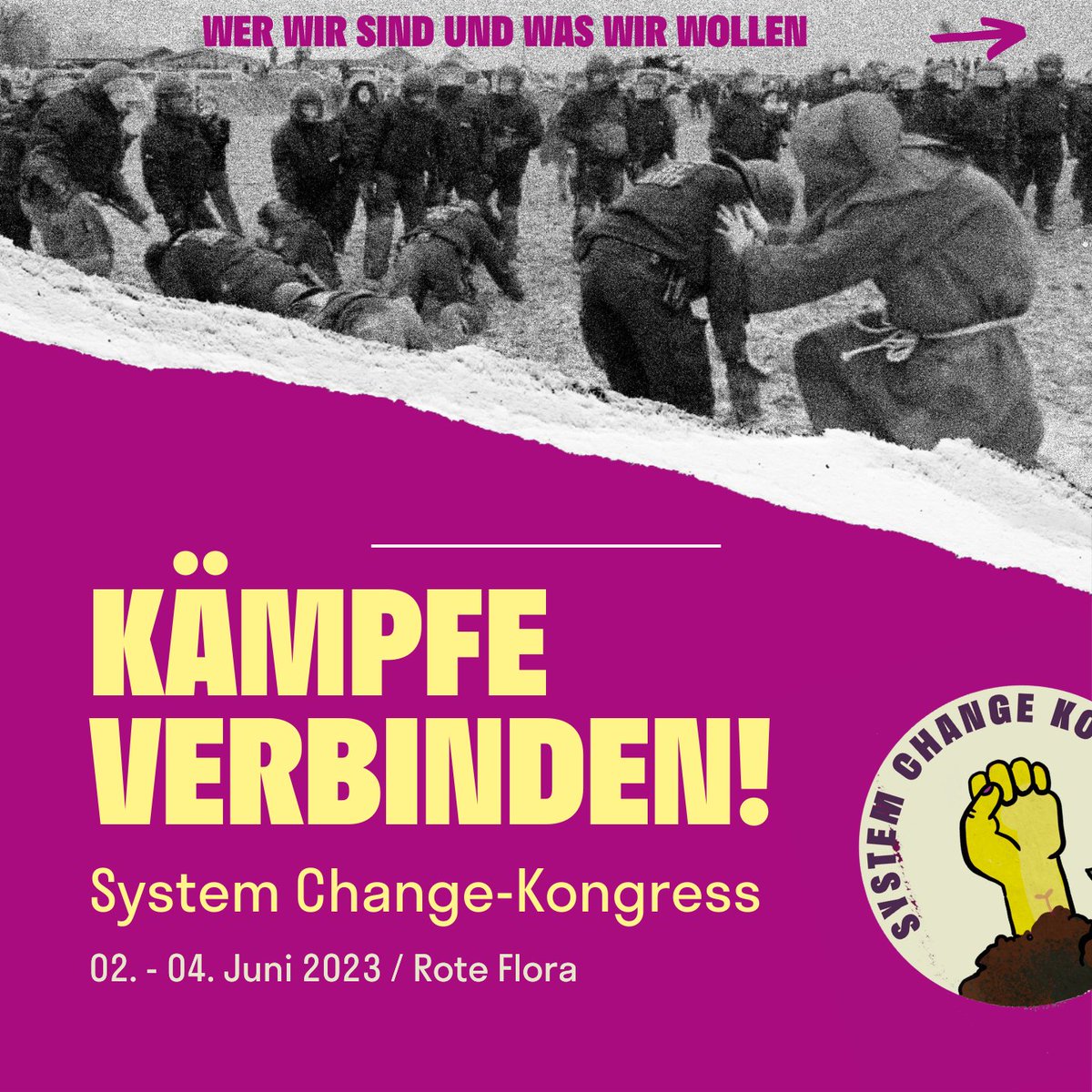 systemchange_hh's tweet photo. +++System Change Kongress Hamburg 02. - 04. Juni ++++

Anfang Juni kommen wir beim regionalen System Change-Kongress in Hamburg zusammen, um unter dem Motto „Kämpfe verbinden“ über die politische Situation zu diskutieren.

(1/3) https://t.co/KYYK7C13KL