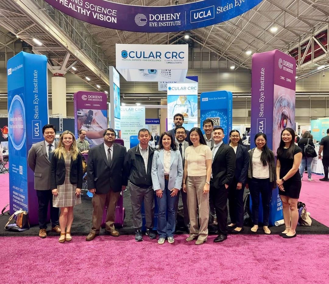 Come visit the @UCLASteinEye @DohenyEye booth at #ARVO2023 to learn more about UCLA and our research!