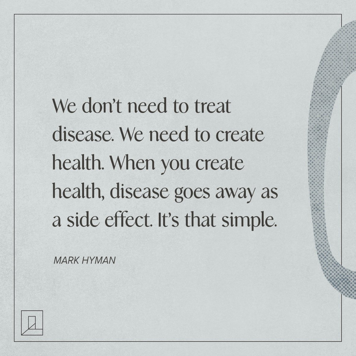 Rather than watching and waiting for disease to manifest, functional medicine aims to create optimal health BEFORE disease appears. 👏