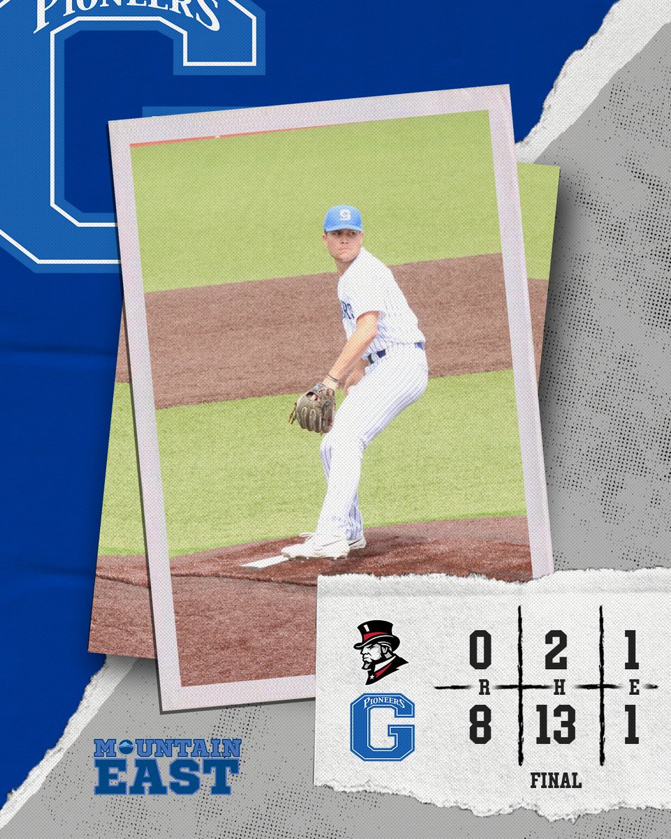 🔵⚪️Pioneer Baseball takes game one 8-0 defeating the Senators of Davis and Elkins College‼️ #LetsGoPioneers #PioneerNation