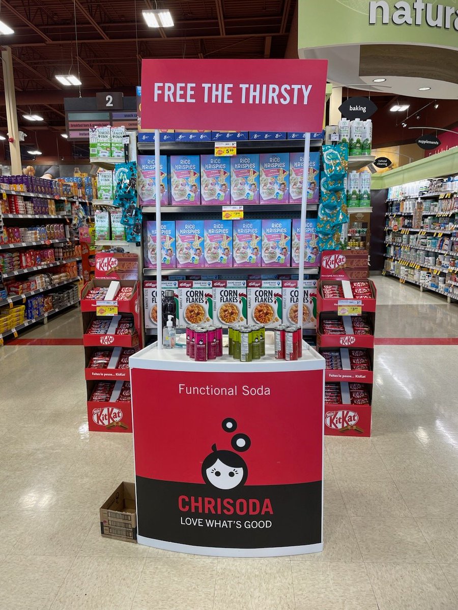 We're sampling @sobeys Laird and Wicksteed today, so come try the best Toronto made beverage there is! It won't change your life but it sure tastes good #leaside #thorncliffe #clairlea #eastyork #Torontofood #drinks #functional