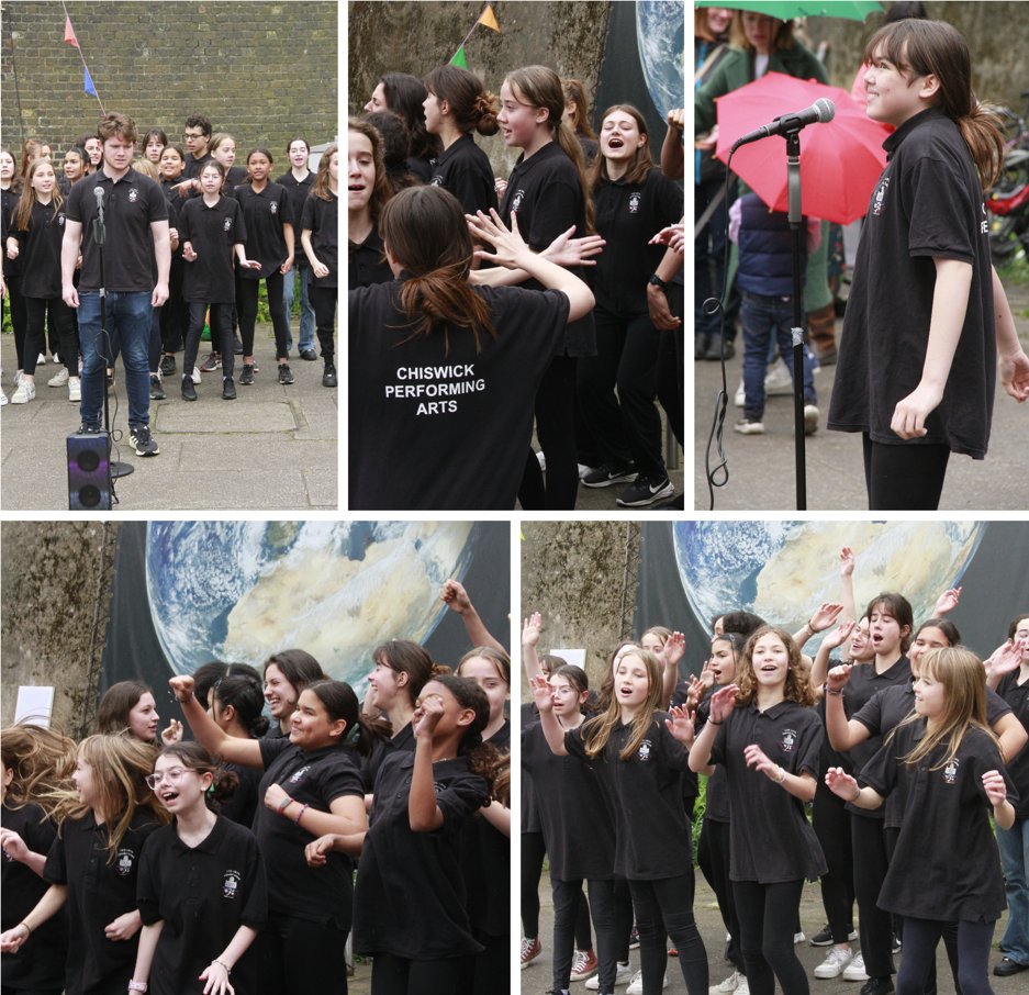 It was great to be at the unveiling of the new W4 plinth, singing and dancing for everyone...and it was brilliant to perform for Dame Sian Phillips! <a href="/AbundanceLondon/">Abundance London</a> <a href="/RuthCadbury/">Ruth Cadbury</a> <a href="/TheChiswickCal/">The Chiswick Calendar</a> <a href="/ChiswickSchool/">Chiswick School</a> <a href="/EllenerLaura/">Laura Ellener</a> <a href="/chiswickbuzz/">chiswickbuzz.net</a> #inspirecreateshare #ambitiousandproud