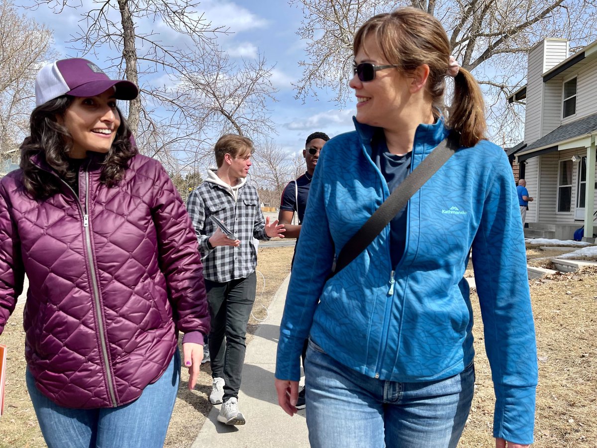 I spent yesterday afternoon with <a href="/KathleenGanley/">Kathleen Ganley</a> at the doors. It was reassuring to hear how many people want a Premier that is reliable, trustworthy and has their back. They are done with the chaos of our province - Alberta is ready for <a href="/RachelNotley/">Rachel Notley</a> to build #ABetterAlberta.