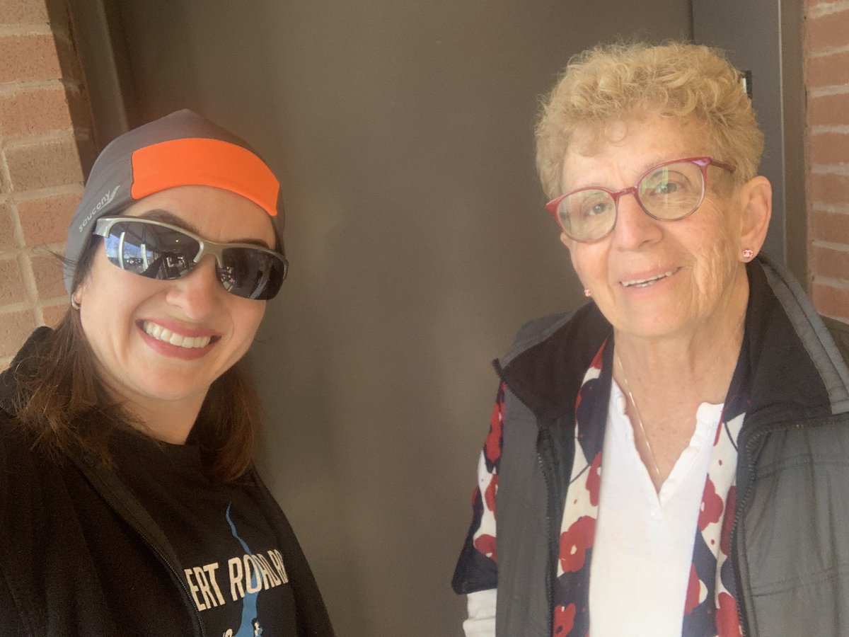 It’s race morning and I’ve got my cheerleader. I can do this. <a href="/StAlbertRR/">St. Albert Road Race</a>