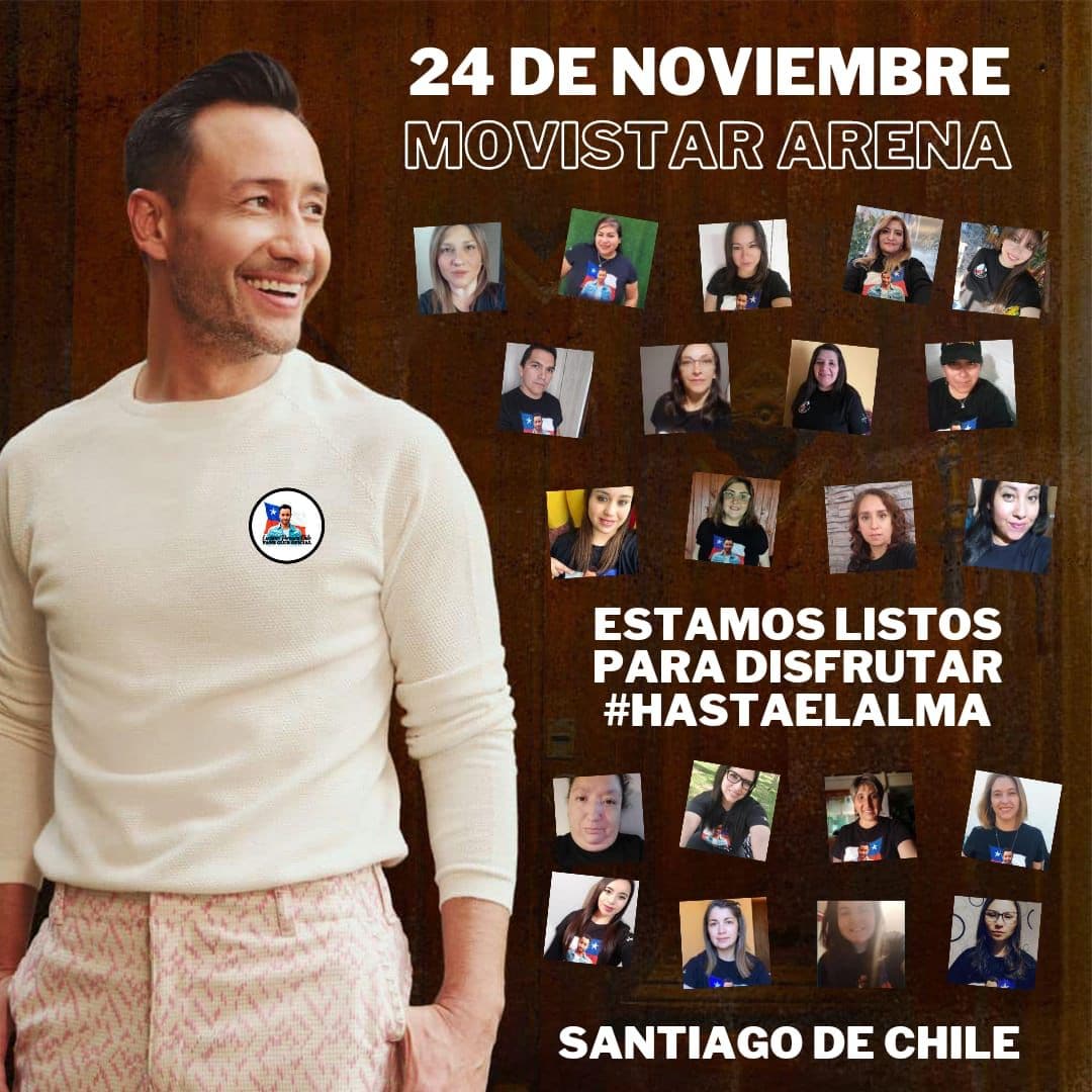 Sebastián Jara Molina (@sebauctkd) on Twitter photo Que felicidad saber que el 24 de noviembre vamos a poder disfrutar tu tercer @movistararena 🇨🇱 <a href="/LucianoPereyra/">Luciano Pereyra</a> que lindo no? Venta de entradas a través de <a href="/puntoticket/">Punto Ticket</a> <a href="/UMusicChile/">Universal Music Chile</a> <a href="/LujanProd/">Luján Producciones</a> <a href="/LPereyrachile/">LPereyraChileFcoficial💙</a> <a href="/NicoGaribotti/">Nico Garibotti</a> Que felicidad saber que el 24 de noviembre vamos a poder disfrutar tu tercer @movistararena 🇨🇱 <a href="/LucianoPereyra/">Luciano Pereyra</a> que lindo no? Venta de entradas a través de <a href="/puntoticket/">Punto Ticket</a> <a href="/UMusicChile/">Universal Music Chile</a> <a href="/LujanProd/">Luján Producciones</a> <a href="/LPereyrachile/">LPereyraChileFcoficial💙</a> <a href="/NicoGaribotti/">Nico Garibotti</a>
