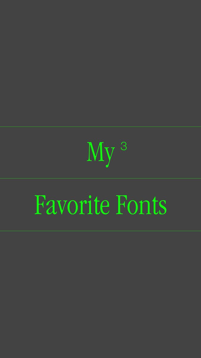 thatseb_astian's tweet image. Here are my 3 favorite fonts! Check them out. @PangramPangram_ has a nice offer for you! For just 30 $ you get their starter pack with a lot of fonts for personal use! 

#designtweet #typedesign #digitaldesigner #graphicdesign #posterdesign
