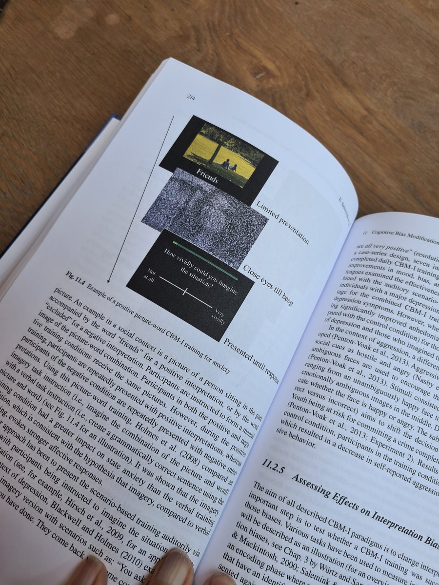 Honored to be part of this great book: CBT Science into Practice, Interpretational Processing Biases in Emotional Psychopathology. Great teamwork with <a href="/BouwmanVera/">Vera Bouwman</a> <a href="/LynnMobach/">Lynn Mobach</a> @MarcellaWoud