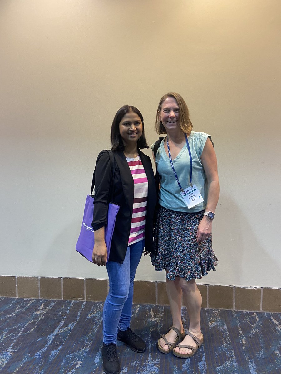 Thank you <a href="/ARVOinfo/">ARVO</a> for the #GlobalMentorshipProgram breakfast this morning and for pairing me with my amazing Mentor <a href="/MaliaEdwardsLab/">MaliaEdwardsLab</a>!!