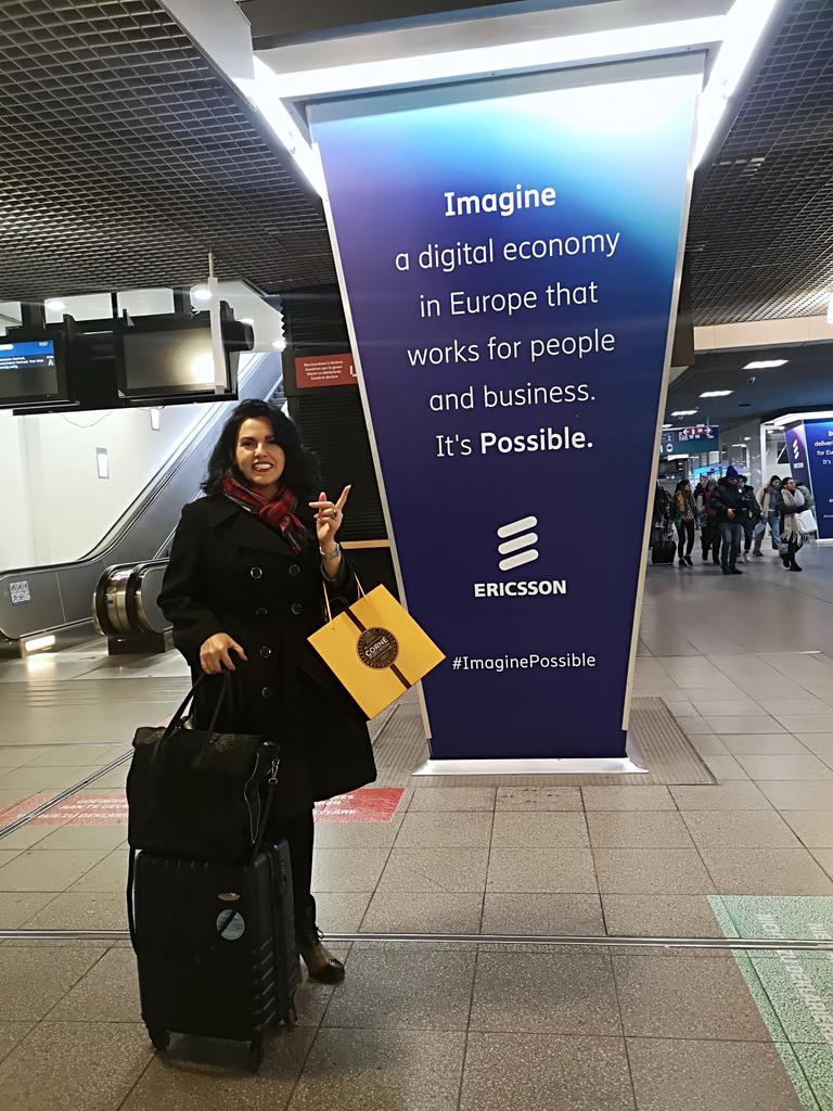 On my way to #Paris!   Imagine a #digitaleconomy in 🇪🇺 Europe that works for people and business. It's possible #ImaginePossible. #Ericsson #Europe #strategicautonomy #EU
