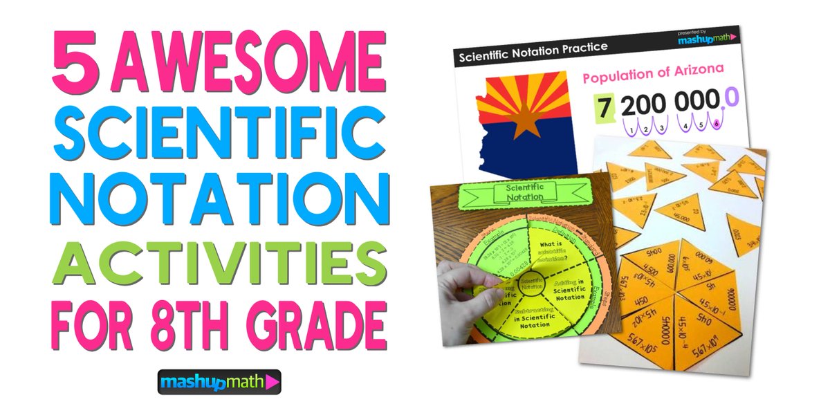 5 Awesome Scientific Notation Activities: bit.ly/2ywxFKK #8thchat