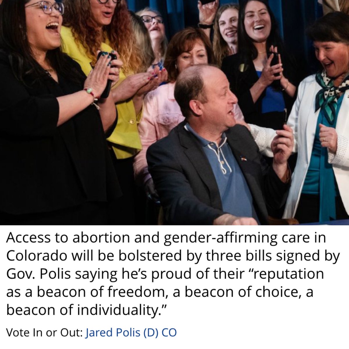 Vote #JaredPolis In or Out at voteinorout.com. Read this article and other news you missed. 🇺🇸 A well-informed electorate is a prerequisite to Democracy.—Thomas Jefferson #voteinorout #trump #biden