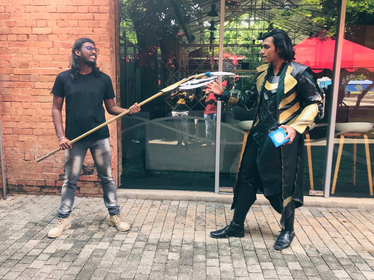 jera_______'s tweet photo. අද නම් නියම දවසක් පට්ට cosplayers සෙට් එකක් ඇවිල්ලා හිටියේ.😍
#CeylonComicFest 🦸🏻♂️🦹🏽♀️ https://t.co/HN6eredxpj