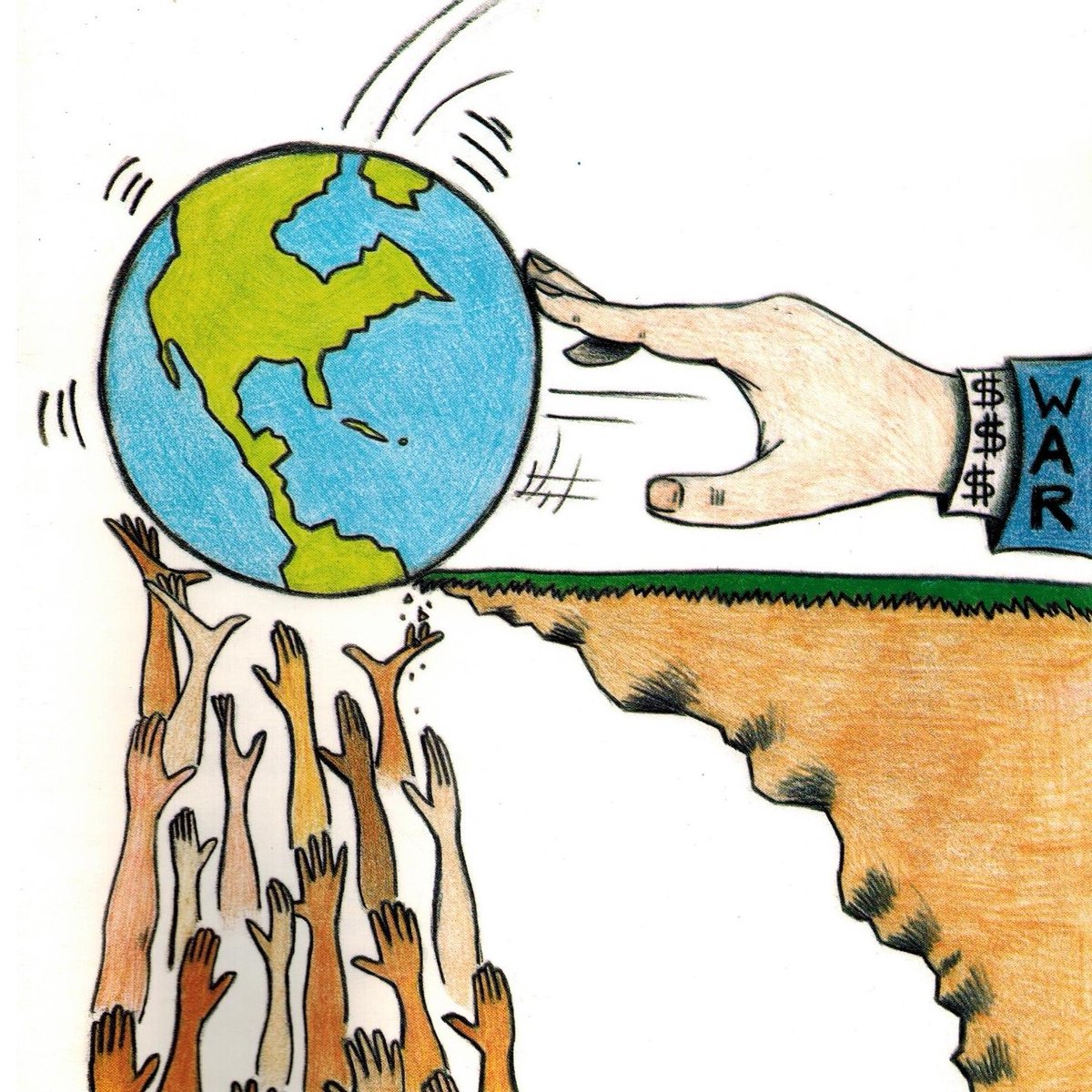 NJPeaceAction's tweet image. Sometimes one image can say it all. #peaceaction #njpeaceaction #warisaracket #militaryindustrialcomplex #peopleoverpentagon #peace #justice #activism #art #civildisobedience #nomorewar #powertothepeople @NJPeaceAction @PeaceAction