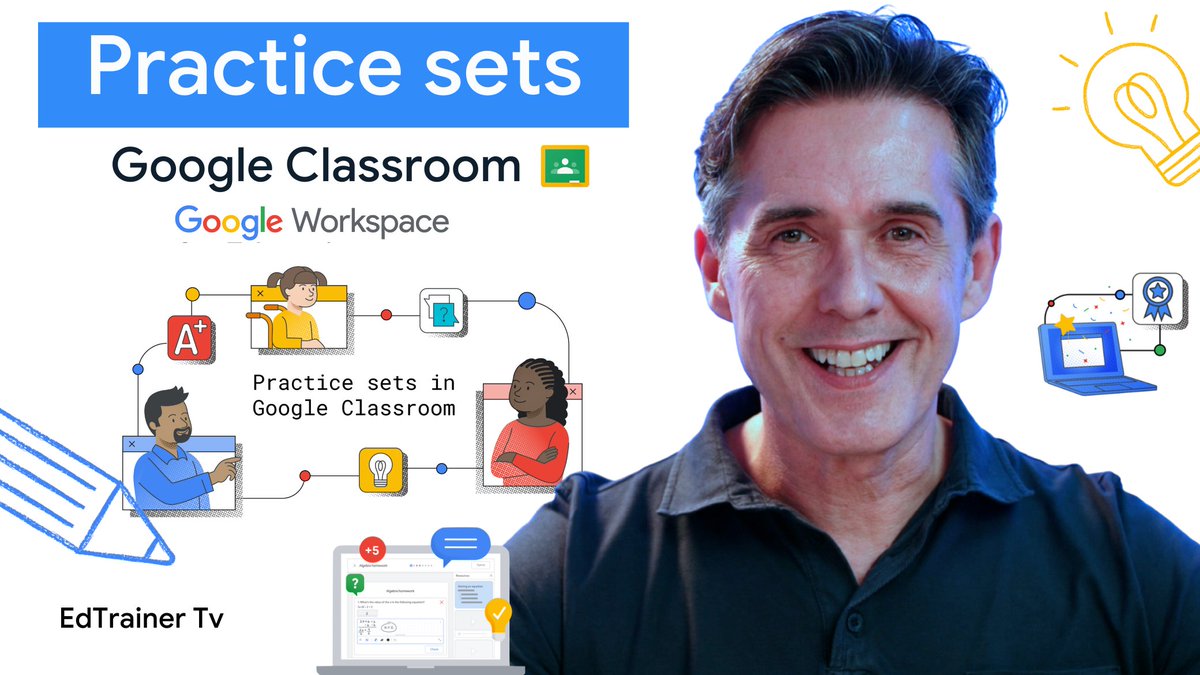🆕Practice sets in Google Classroom.  ‼️Ojo a esto‼️ | Webinar youtu.be/VzJ4-xl1CF4 a través de <a href="/YouTube/">YouTube</a> 
#googeEI <a href="/GoogleForEdu/">Google for Education</a> #GoogleClassroom #PracticeSets @Grupo_AEd