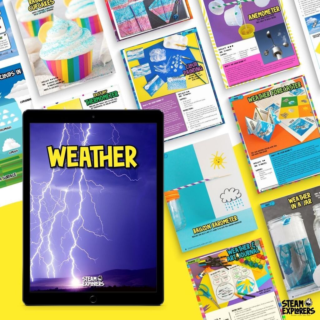 WEATHER ACTIVITIES FOR KIDS
https://t.co/kNqA9Umtqf

Join us as we explore the weather all around us for the STEAM Explorers Weather EBook Unit Study!! Kids will love creating weather in a jar, capturing the daily forecast in an art journal, and becomin… https://t.co/uRmVFbF4NS https://t.co/oIneO3OOVQ