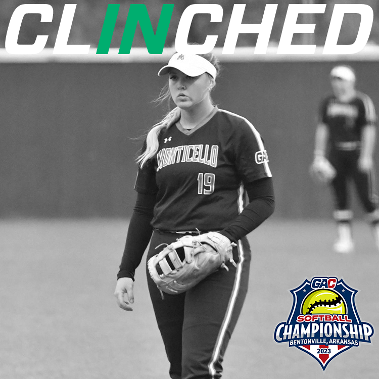 Based on Saturday's results <a href="/UAMsports/">UAM Athletics</a> <a href="/UAMSoftball/">Blossoms Softball</a> has clinched a spot to #theGAC 🥎 Championships in <a href="/bentonvillecvb/">Visit Bentonville</a>