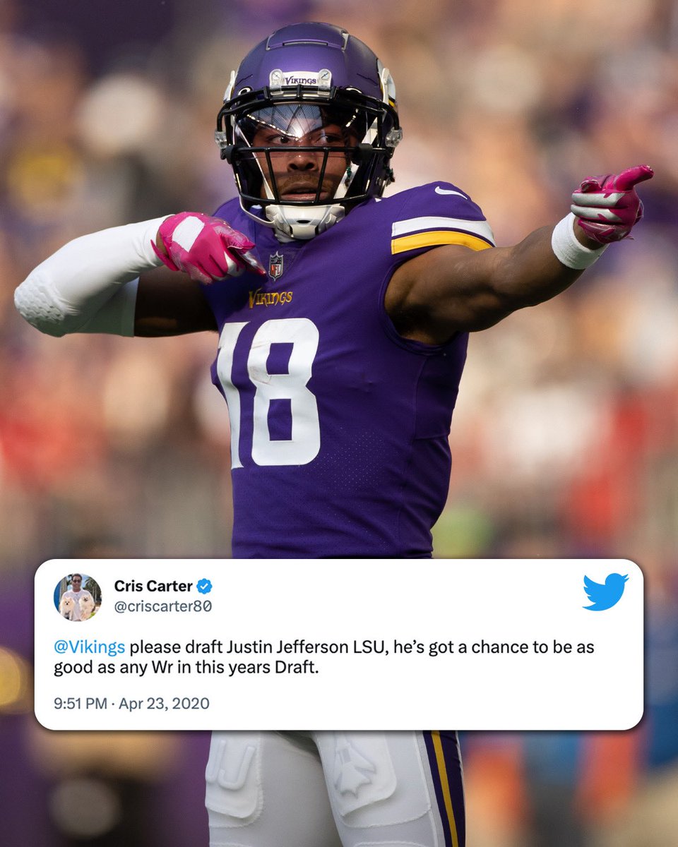 Vikings's tweet photo. 3 Years Ago, Today.

@criscarter80 https://t.co/Y0AWzDhc4n