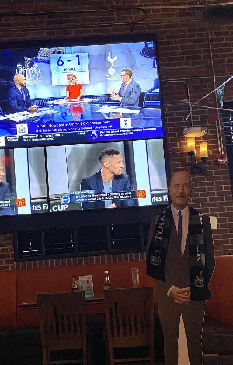 Not a bad day at the office <a href="/PLinUSA/">Premier League USA</a> #NUFCFans