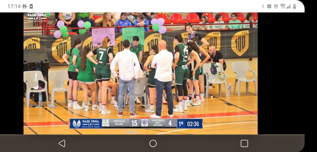 #baloncesto 🏀

Menudo inicio de partido 
🏆 Semifinales #FaseFinalLF2

UnicajaMijas @unicajaCB
🆚@cbboetmaresme

📺 Twitch FEB bit.ly/43Ysz60

💚💜 #UnicajaJuntas @FundUnicaja @UnicajaBanco @AytoMijas