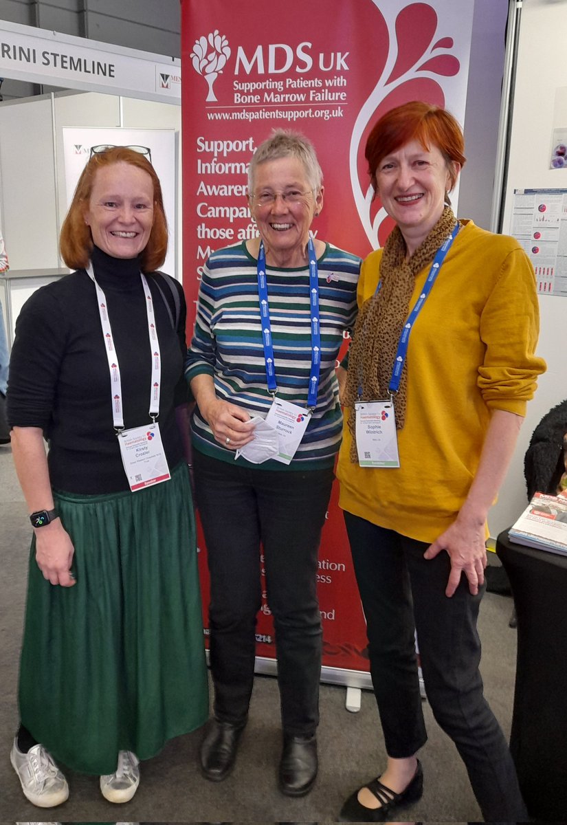 MDSUK Patient Support 🩸 (@mds_uk) on Twitter photo MDS UK is <a href="/BritSocHaem/">BSH - Haematology</a> annual conference #bsh2023 to bring our members the most recent research updates.
This year, our Scotland ambassador, Maureen is attending.
And we met up with the wonderful CNS <a href="/KirstyCrozier/">Kirsty Crozier💙</a> !
#mds2023 MDS UK is <a href="/BritSocHaem/">BSH - Haematology</a> annual conference #bsh2023 to bring our members the most recent research updates.
This year, our Scotland ambassador, Maureen is attending.
And we met up with the wonderful CNS <a href="/KirstyCrozier/">Kirsty Crozier💙</a> !
#mds2023