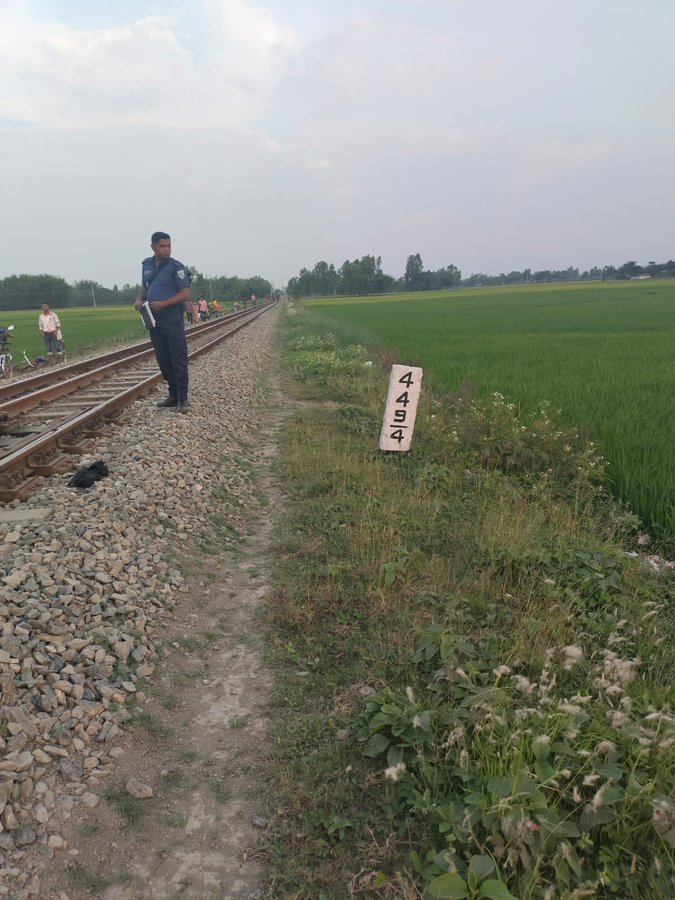 পীরগঞ্জে ট্রেনে কাটা পড়ে এক ব্যক্তির মৃত্যু