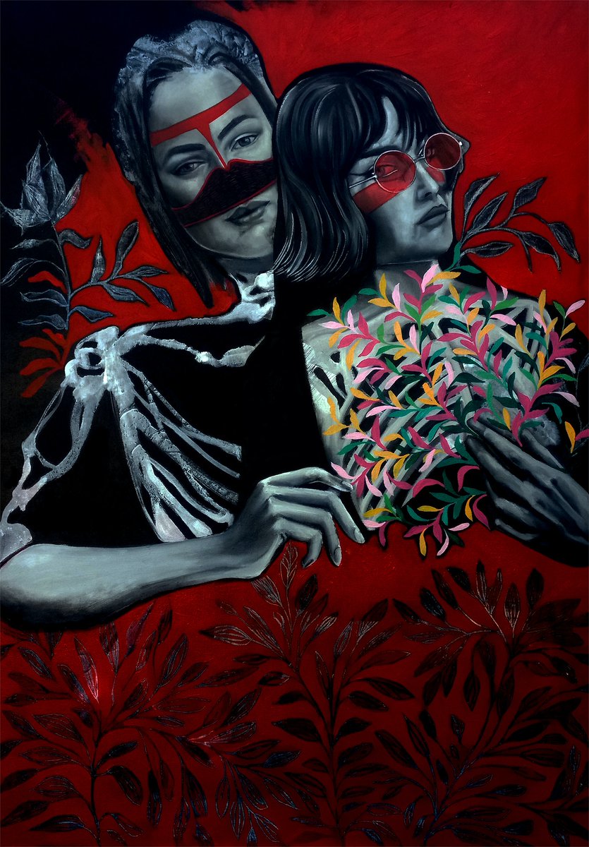 Twins 

0.02 $ETH
3/10 edition
available on <a href="/KnownOrigin_io/">KnownOrigin.io</a> 

Wonderful collectors of this piece up to now are:
dear @valesh_art 
and an anonymous collector❤️