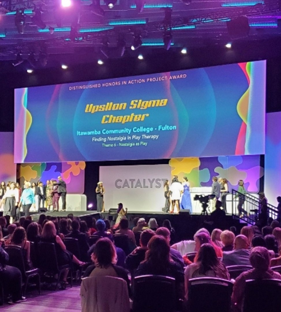 Upsilon Sigma won three additional international PTK awards last night at Catalyst! <a href="/PHITHETAKAPPA/">Phi Theta Kappa Honor Society</a> always throws the best awards ceremonies. #PTK #IAmPTK <a href="/ItawambaCC/">Itawamba CC</a> #TheBestStartHere #PTKCatalyst