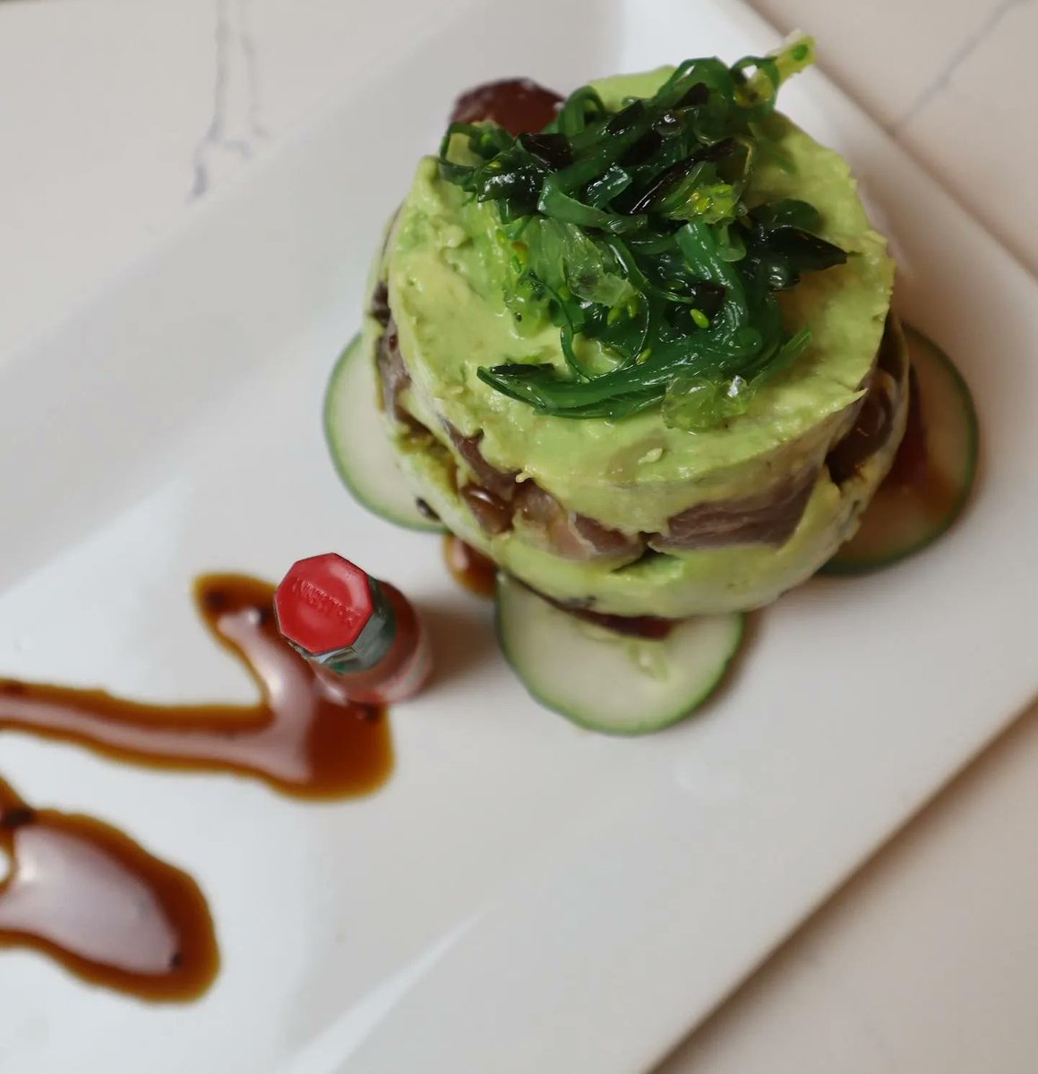 It’s always a good day for Tuna Tartare ✨ Stacked with Soy Honey, Avocado, and Seaweed Salad. 

Come get yours today!
.
.
.
.
#theseacrestgrille #tunatartare #seafood