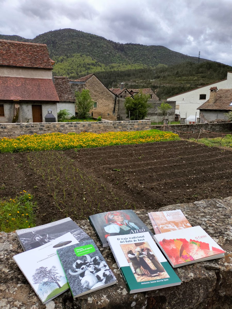 TurismoAnso's tweet photo. ¡Feliz Día del Libro 2023! 📚
Os dejamos algunas lecturas sobre nuestra cultura que se pueden adquirir en el Museo del Traje #Ansó 🙂 ¿Con cuál te quedas?
#Fotografía #Foradada #TrajeAnsotano #DiccionarioAnsotano #OCatón #Teatro #ValleDeAnsó #Pirineo #Jacetania #Huesca #Aragón https://t.co/acfRFMXbFu