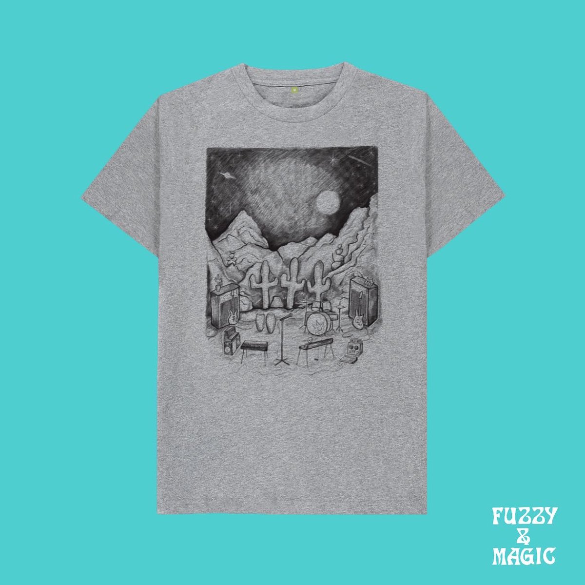 🪩 BONJOUR 🪩

6 colourways of ‘Mirage In The Mojave’ Tees by <a href="/fuzzyandmagic/">FUZZY AND MAGIC</a> for you to sport on your Festival blowout / Summer holiday / Visit to Aldi or Lidl

Top notch organic garms  🌎🔮🌎 printed on the Isle Of Wight….

Grab one whilst you can ….

fuzzyandmagic.teemill.com