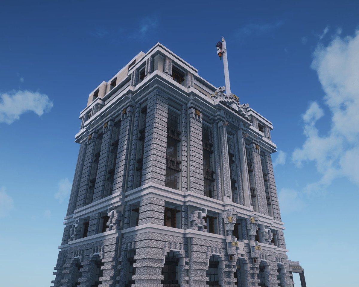 AddamsChen's tweet photo. 英商卜内门洋行 Brunner, Mond &amp; Co - Shanghai
#minecraft建築コミュ 
#Minecraftbuilds https://t.co/da9RqNHXll