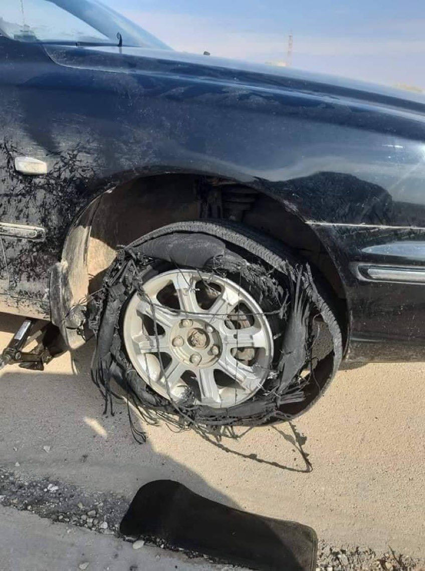 🛑كيف التصرف السليم لإيقاف السيارة عند انفجار احد الإطارات وأنت تقود السيارة بسرعة تتجاوز100كم/ساعة...؟؟