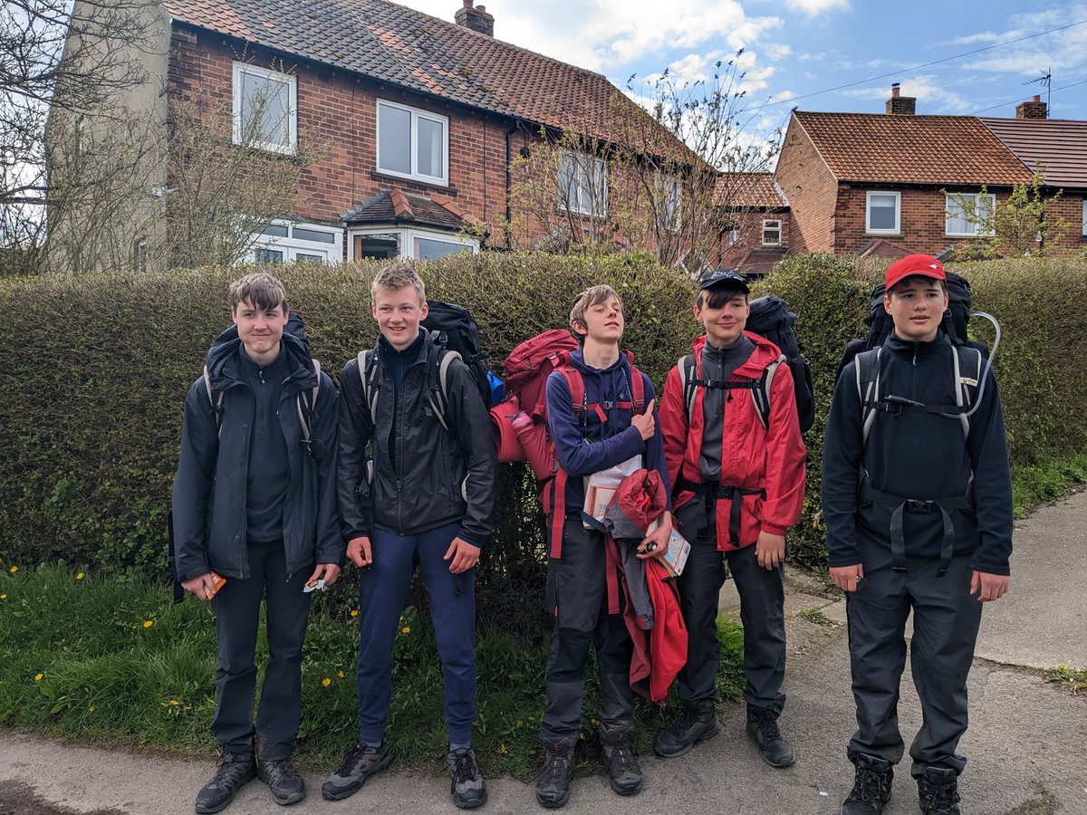 And they've crossed the finish line! <a href="/DofE/">The Duke of Edinburgh’s Award</a> Silver practice expedition complete. Now for home, burgers, bath and bed. Well done boys!