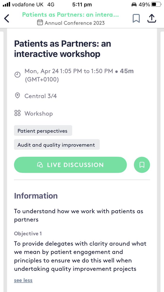 lizzymacphie (@lizzymacphie) on Twitter photo 📣those attending #BSR23
Fantastic line up for the Patients as Partners Workshop
<a href="/StanilandK/">Karen Staniland</a> <a href="/jpaton84/">John Paton</a> @P_AmlaniHatcher <a href="/SarahFishPhysio/">Sarah Fish</a>
Sharing their top tips of how to do this well
📆 Mon 24th April
🕐 1:05 - 1:50pm
➡️Central 3/4
Sign up on the App
**14 places left** 📣those attending #BSR23
Fantastic line up for the Patients as Partners Workshop
<a href="/StanilandK/">Karen Staniland</a> <a href="/jpaton84/">John Paton</a> @P_AmlaniHatcher <a href="/SarahFishPhysio/">Sarah Fish</a>
Sharing their top tips of how to do this well
📆 Mon 24th April
🕐 1:05 - 1:50pm
➡️Central 3/4
Sign up on the App
**14 places left**