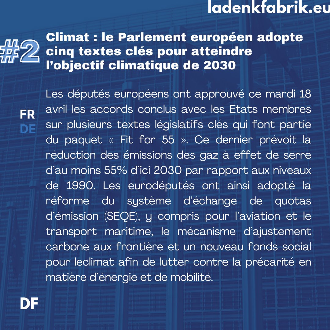 ladenkfabrik's tweet photo. 🇪🇺 Une semaine, trois actus européennes. Le dimanche c’est #DimanchEU. Par Maïssane Mezgueldi https://t.co/nJ9EBhuNXy